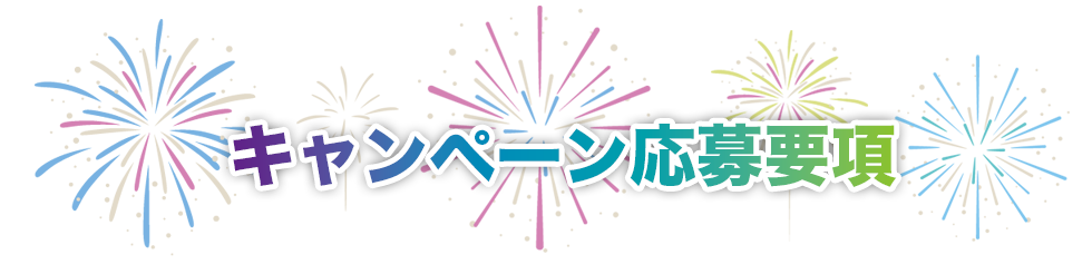 キャンペーン応募要項